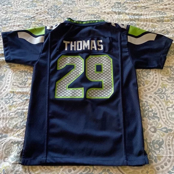 Boys Seahawks Football Jersey - Picture 2 of 6